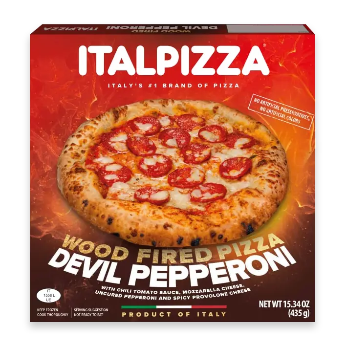 Wood Fired Devil Pepperoni Frozen Pizza