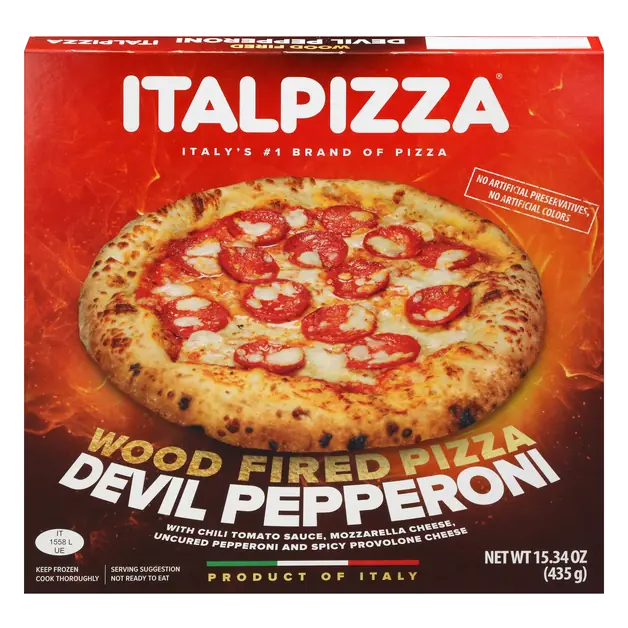 Wood Fired Devil Pepperoni Pizza Frozen