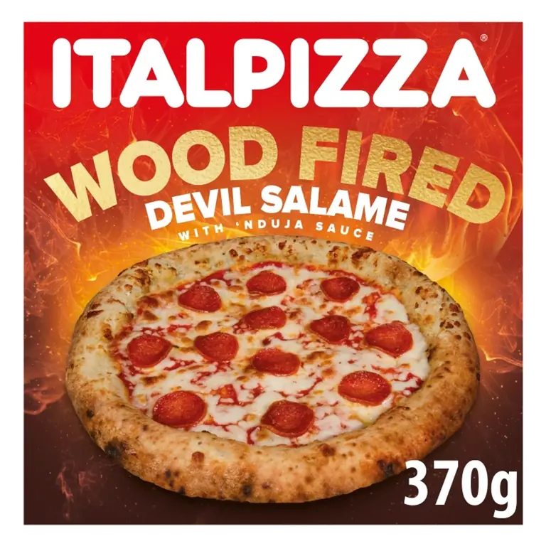 Wood Fired Spicy Salame Pizza 370g
