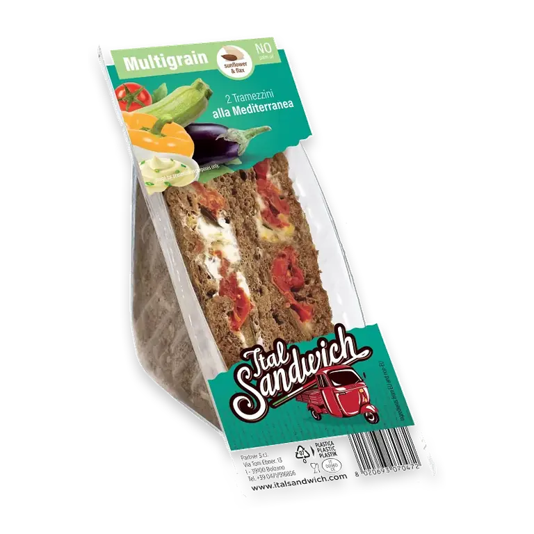Sandwich Fullkorn Mediterranean 140g