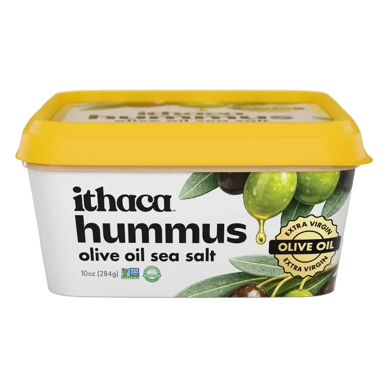 Ithaca Olive Oil Sea Salt Hummus, 10oz