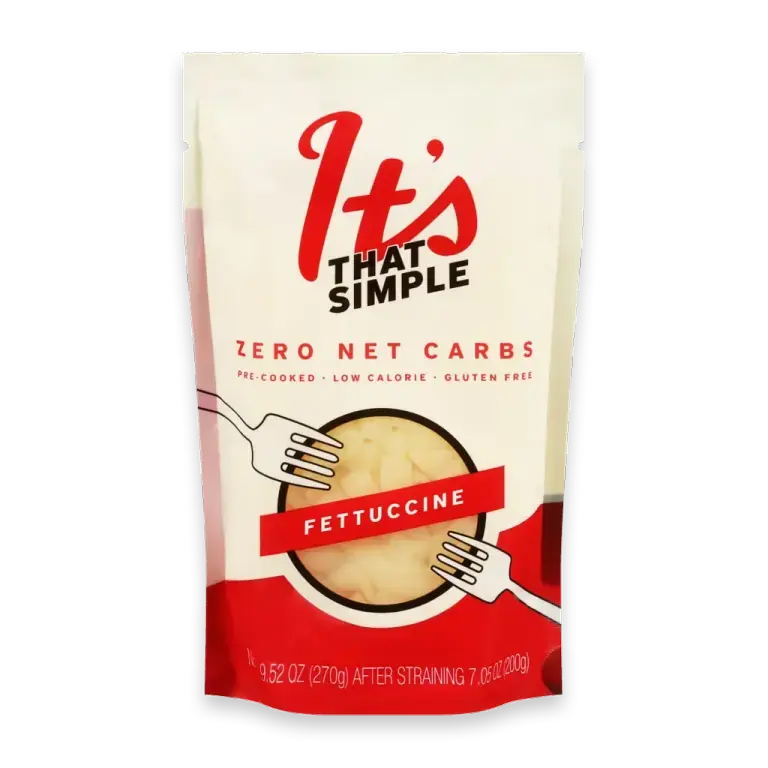 It’s That Simple Pasta Fettuccine — Healthy, Low Calorie, Low-Carb Konjac Pasta