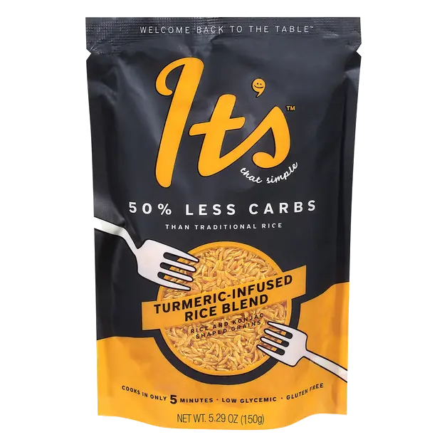 Turmeric-Infused Rice Blend