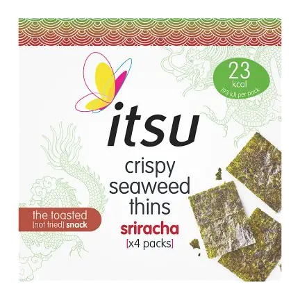 Crispy Seaweed Thins Sriracha 4 Pack