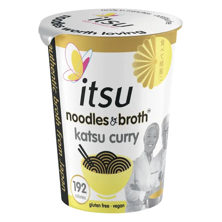Katsu Curry Instant Noodles & Broth Pot 63g