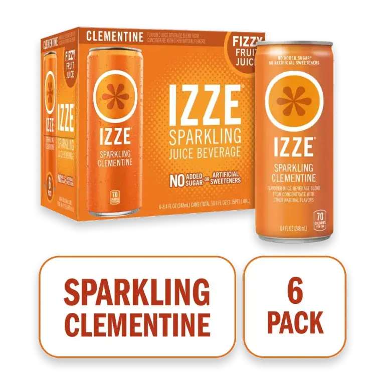 No Sugar Added Clementine Sparkling Juice Beverage Blend