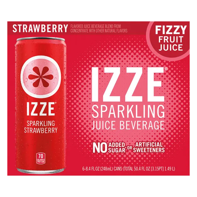 Sparkling Strawberry Juice Beverage - 6 pk