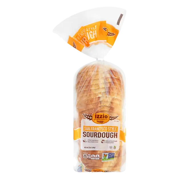 Artisan Bakery San Francisco Style Sourdough Sliced Bread Loaf