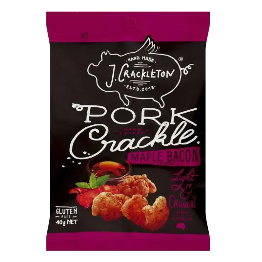 Pork Crackle Maple Bacon