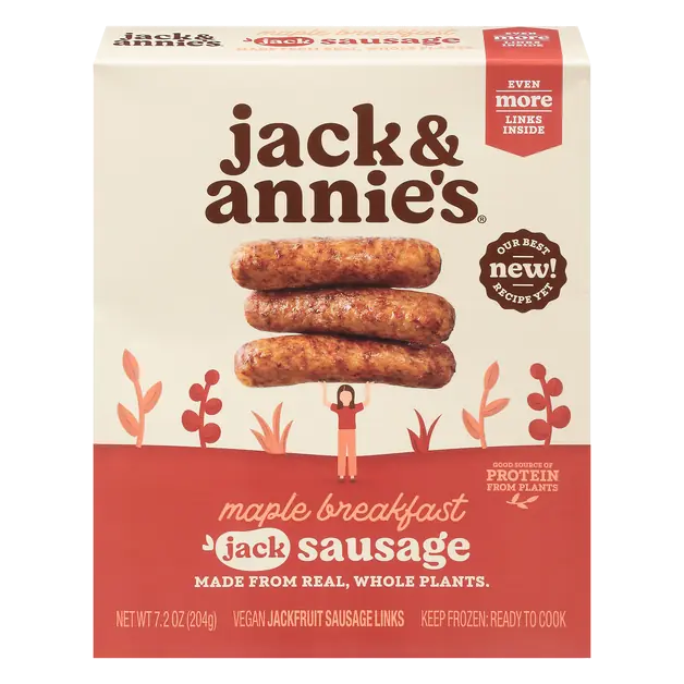 Vegan Maple Breakfast Jackfruit Sausage Frozen