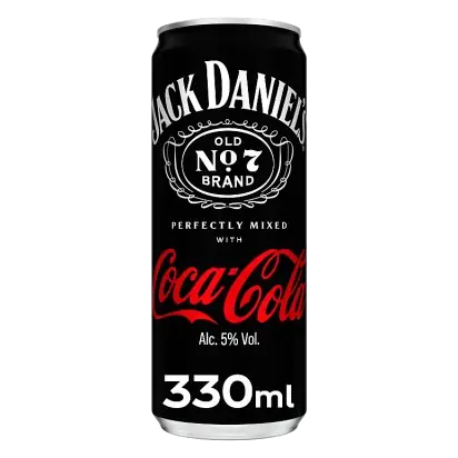 Jack Daniel's and Coca-Cola 330ml