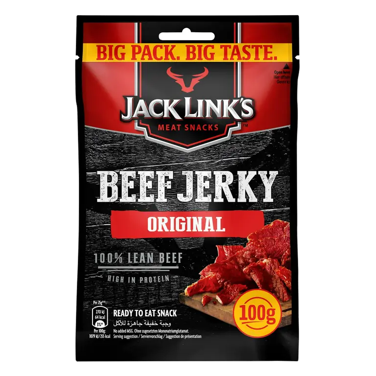 Jack Links Beef Jerky Original 100g Cli