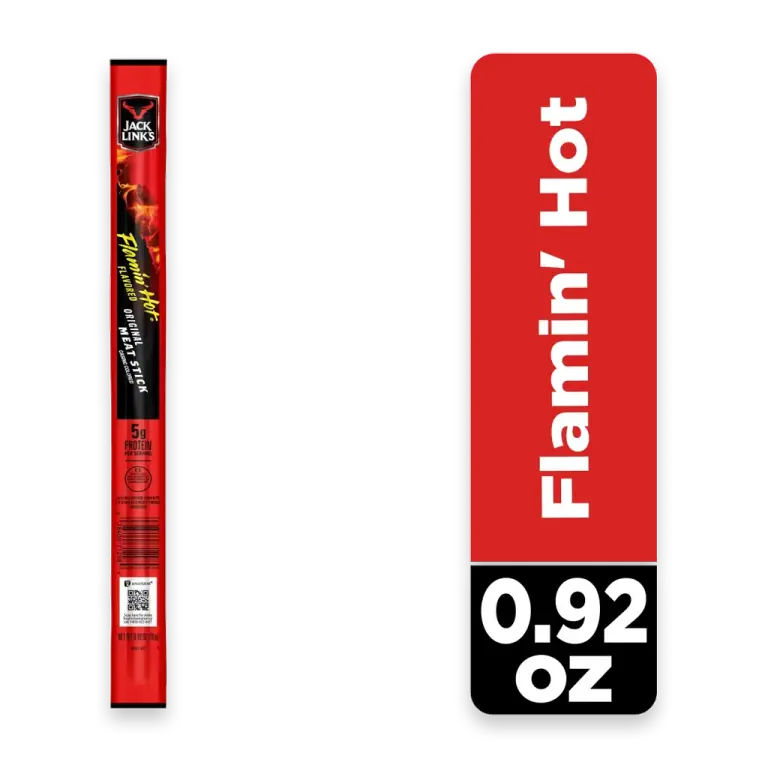Flavored Meat Stick Flamin' Hot Flavored 0.92 Oz