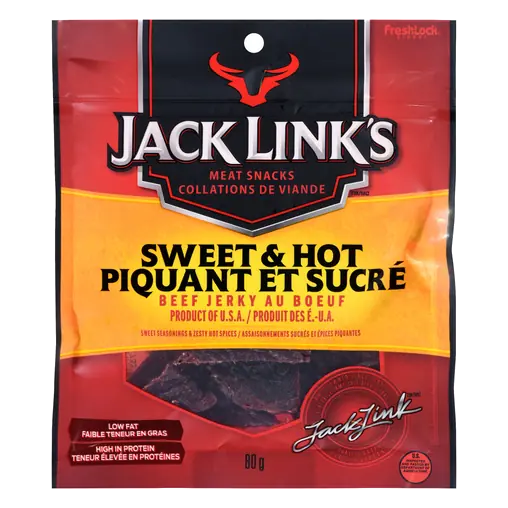 Meat Snacks Beef Jerky Sweet & Hot 80 g