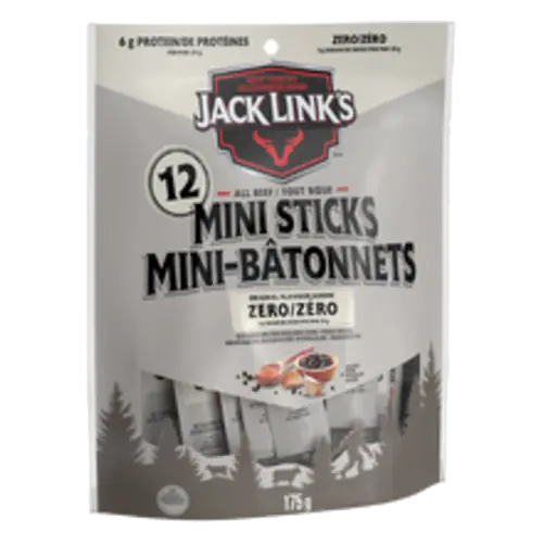 Mini Zero Sugar Beef Jerky Sticks 175 g