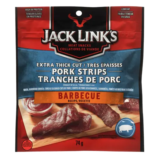 Pork Strips Extra Thick Cut Barbecue 74 g