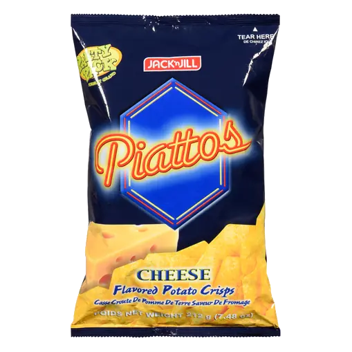 Piattos Potato Crisps Cheese Flavor 212 g