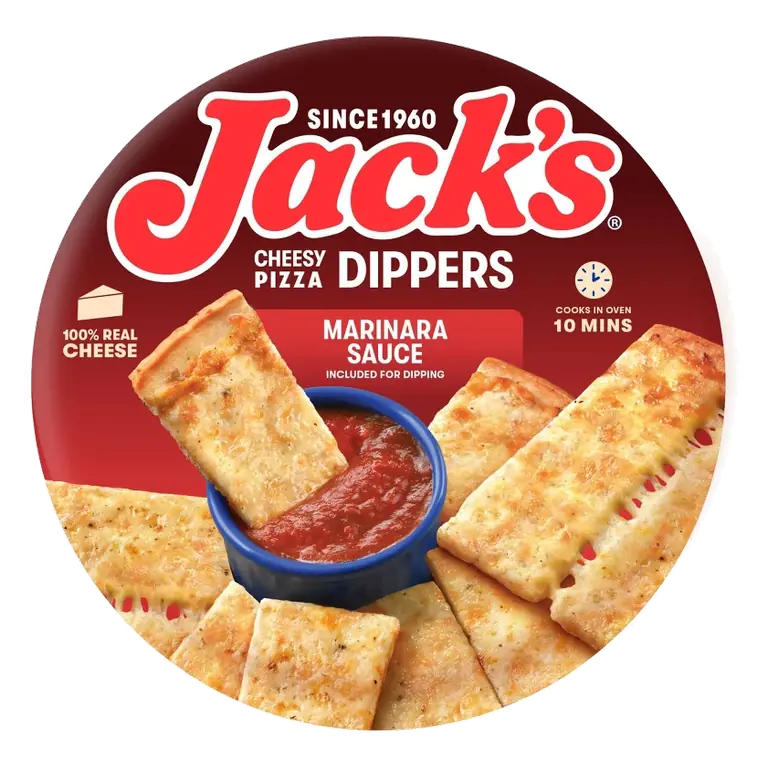 Jack's Cheesy Pizza Dippers Snacks, 17.9oz: High Protein, No Artificial Colors