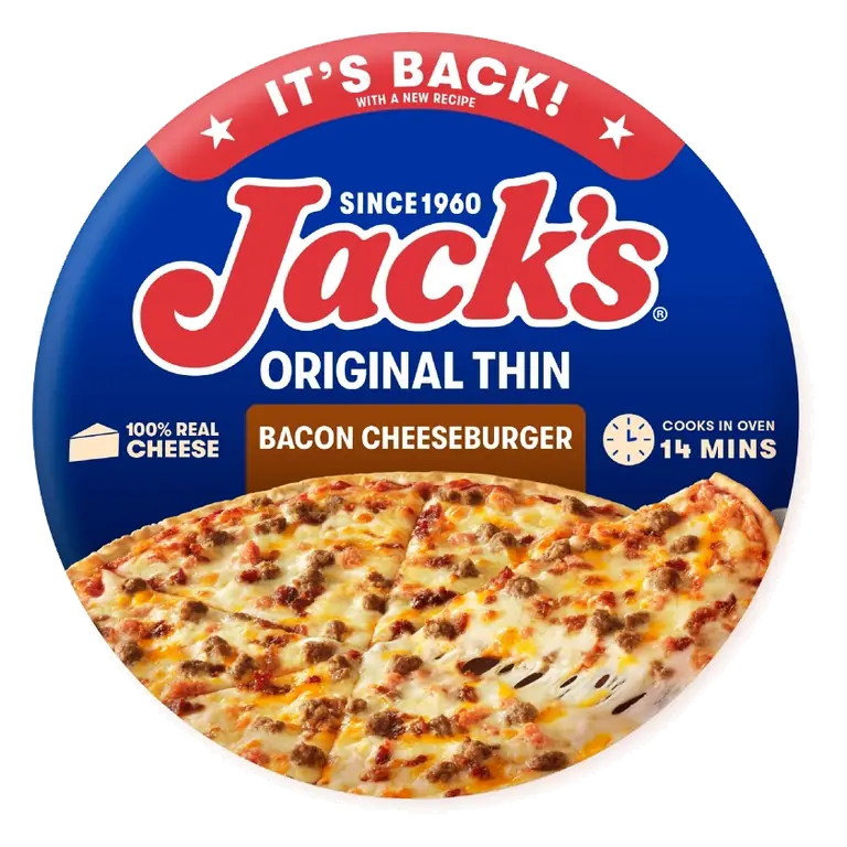 Jack's Original Thin Bacon Cheeseburger Pizza, 15.0oz