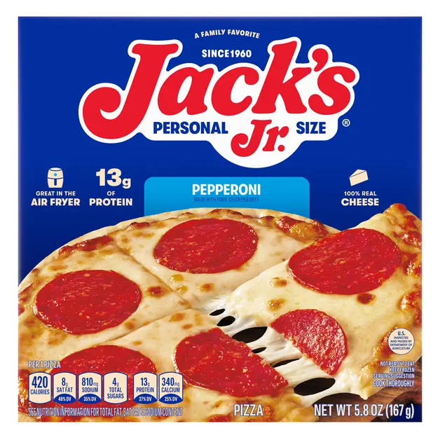 Jr Personal Size Pepperoni Pizza Frozen