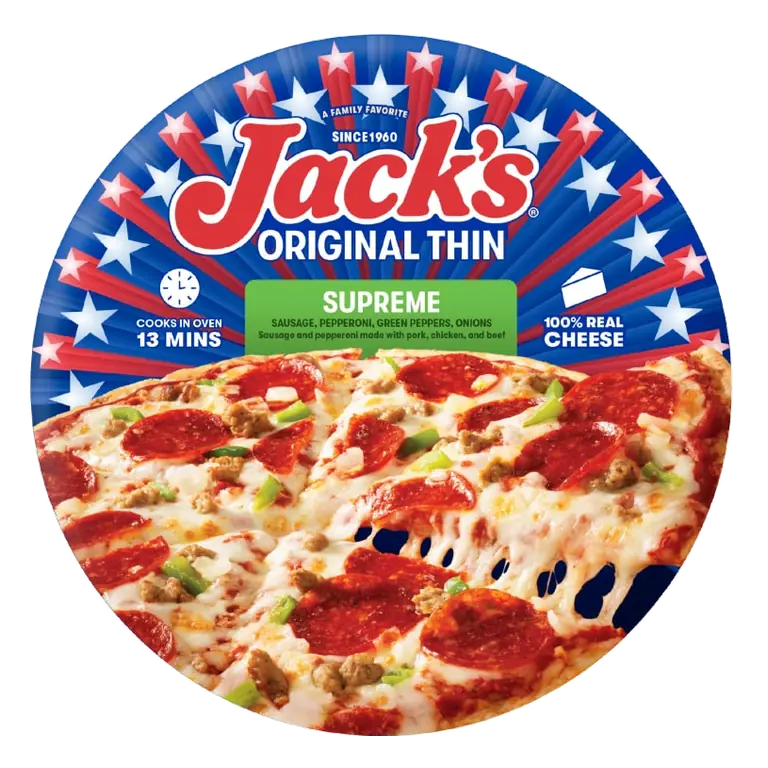 Supreme Sausage, Pepperoni, Green Peppers & Onions Original Thin Pizza