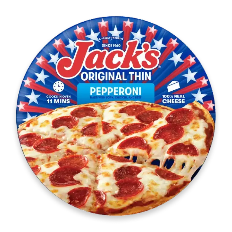 Thin Crust Pepperoni Frozen Pizza Easy Dinner