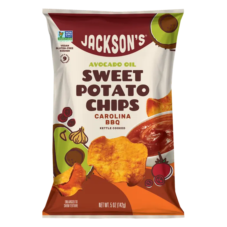 Avocado Oil Carolina Bbq Kettle Cooked Sweet Potato Chips