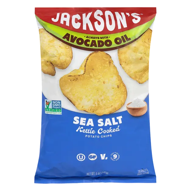 Avocado Oil Kettle Cooked Sea Salt Potato Chips