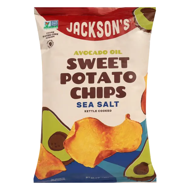 Avocado Oil Sea Salt Kettle Cooked Sweet Potato Chips