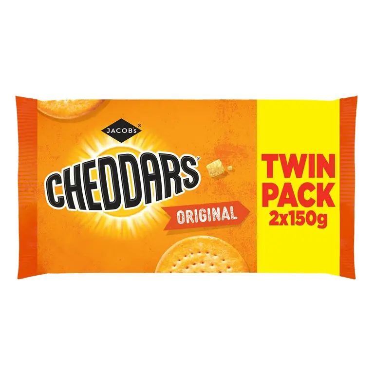 Baked Cheddars Cheese Biscuits Twin Pack 2x150g