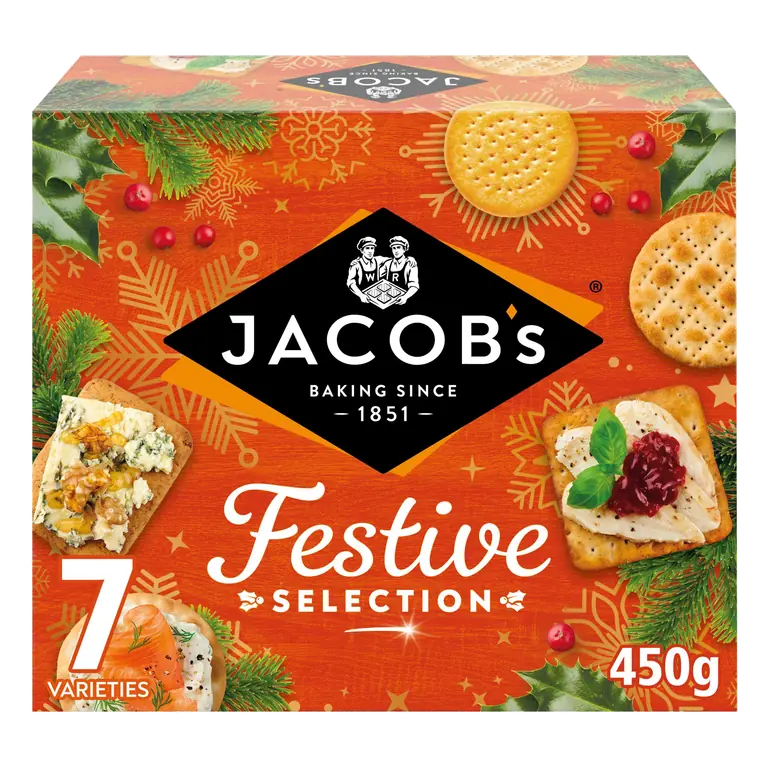 Jacob's Biscuits for Cheese 7 Variety Assortment 450g