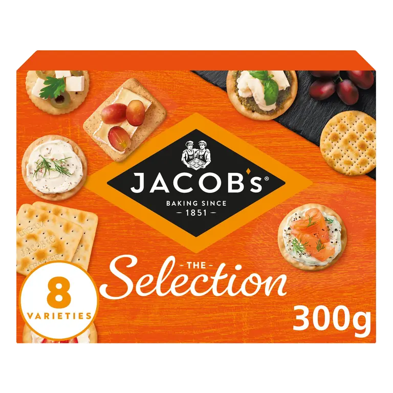 Jacob's Biscuits for Cheese 8 Variety Assortment 300g