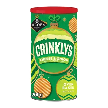 Crinklys Cheese & Onion Flavour