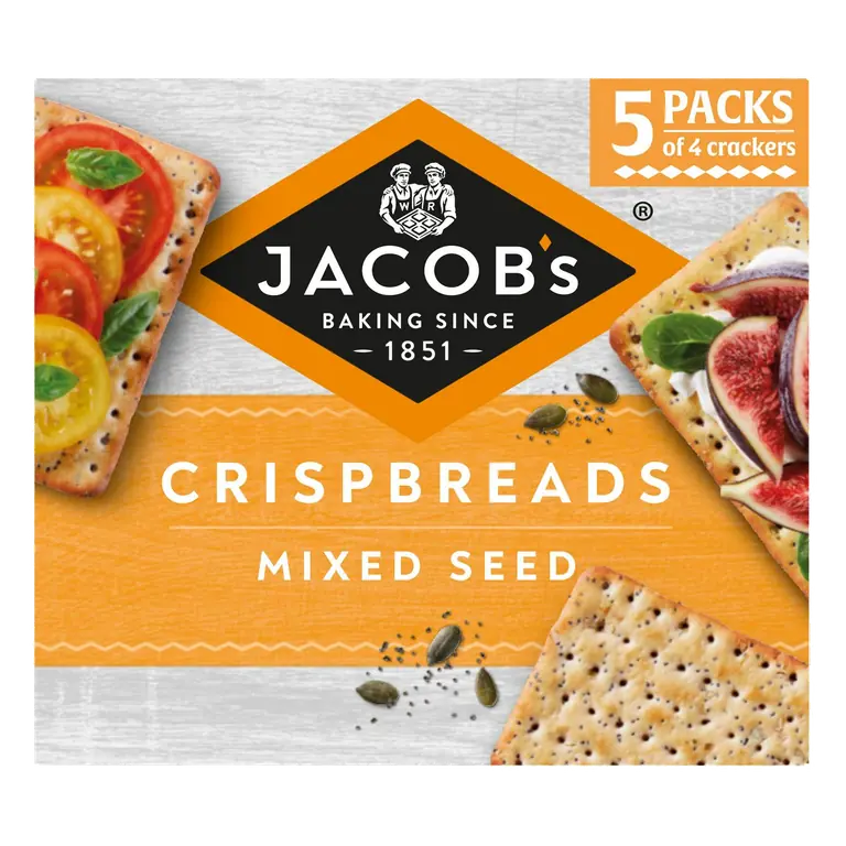 Crispbreads Mixed Seed Crackers 5x38g