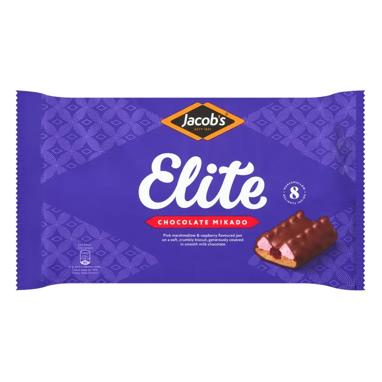Jacob's Elite Chocolate Mikado 176g