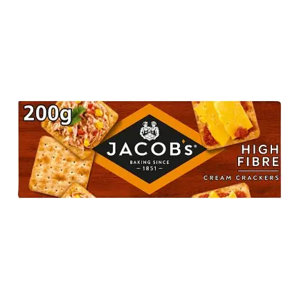 High Fibre Cream Crackers