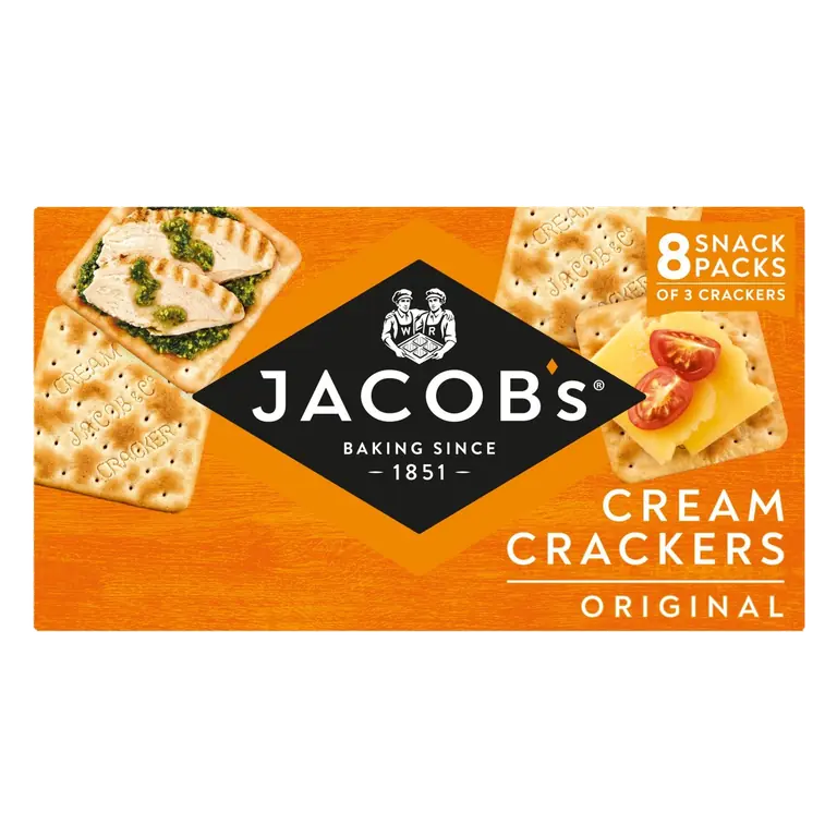 s Cream Cracker Multipack 8 Snack Packs