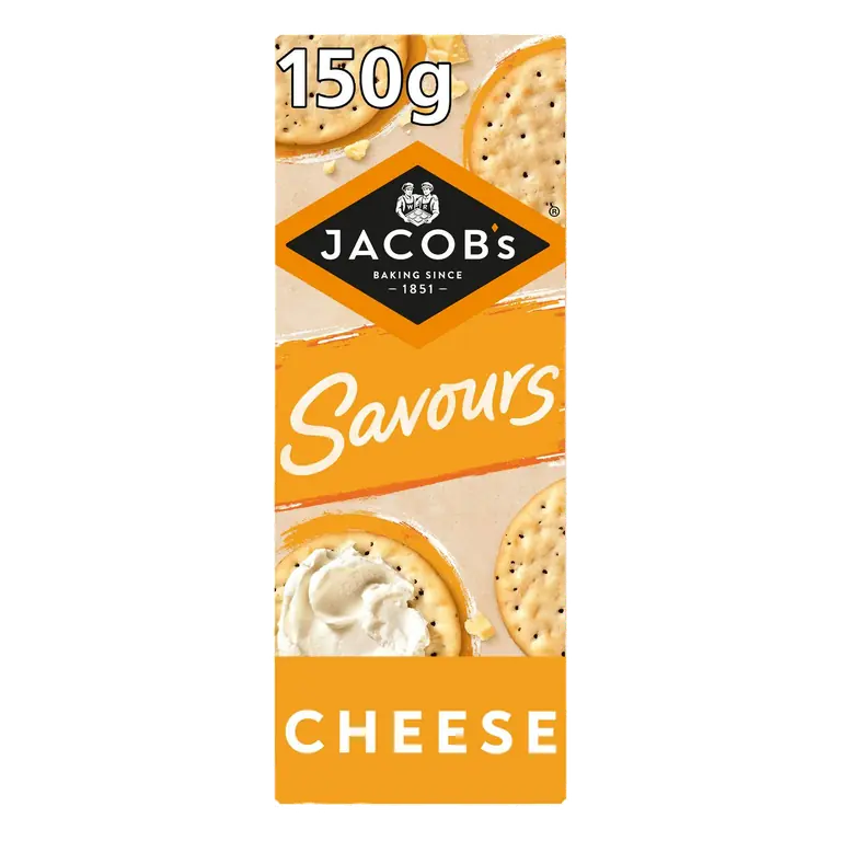 Savours Cheese Thins Crackers 150g