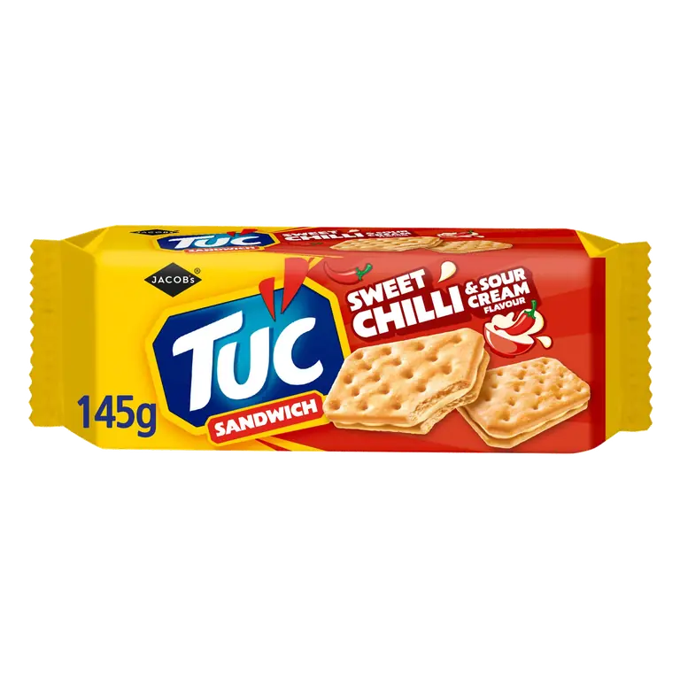 Jacob's Tuc Sandwich Sweet Chilli & Sour Cream Flavour 145g