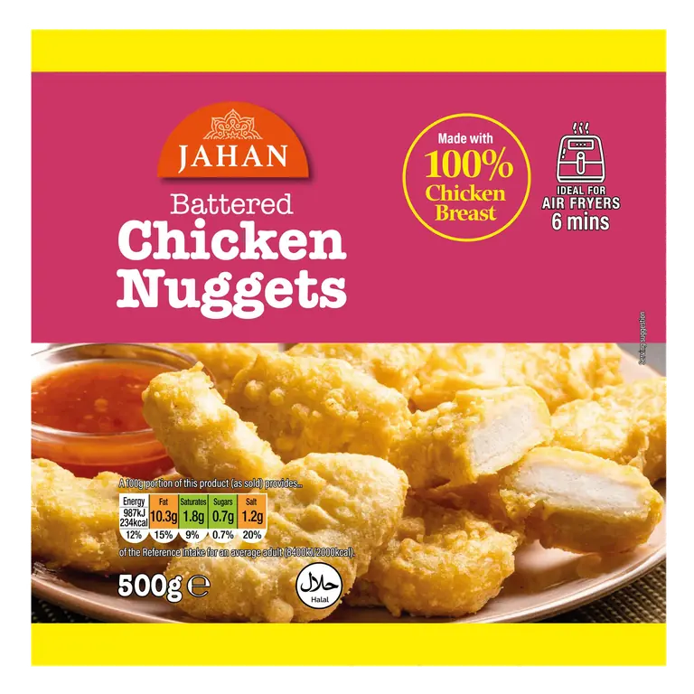 Jahan Battered Chicken Nuggets 500g