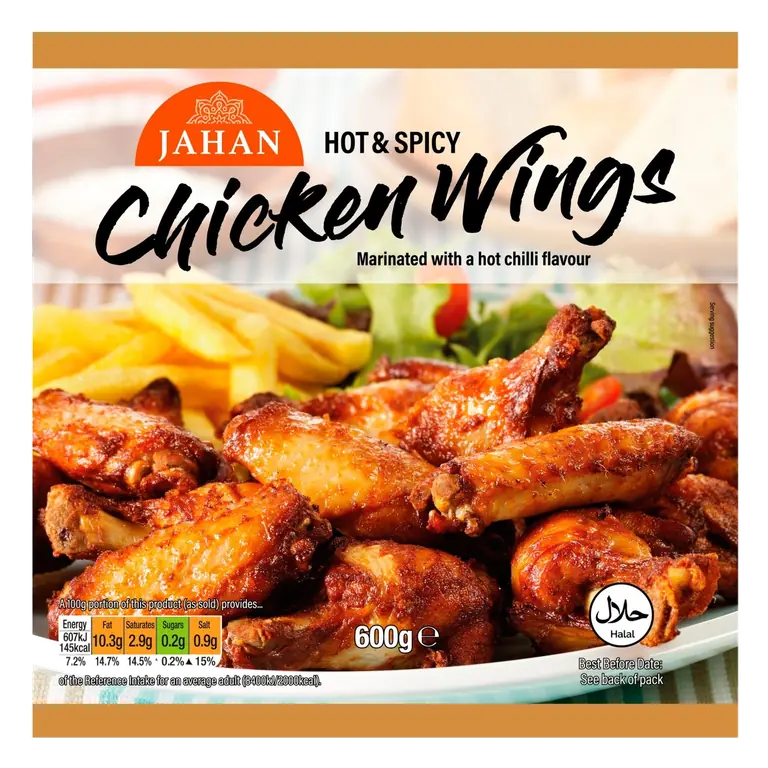 Cooked Hot & Spicy Chicken Wings