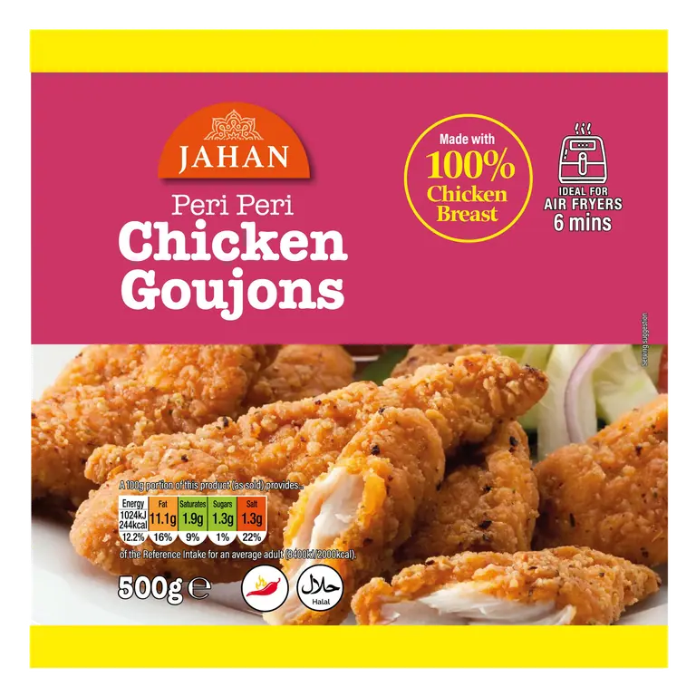 Jahan Peri Peri Chicken Goujons 500g