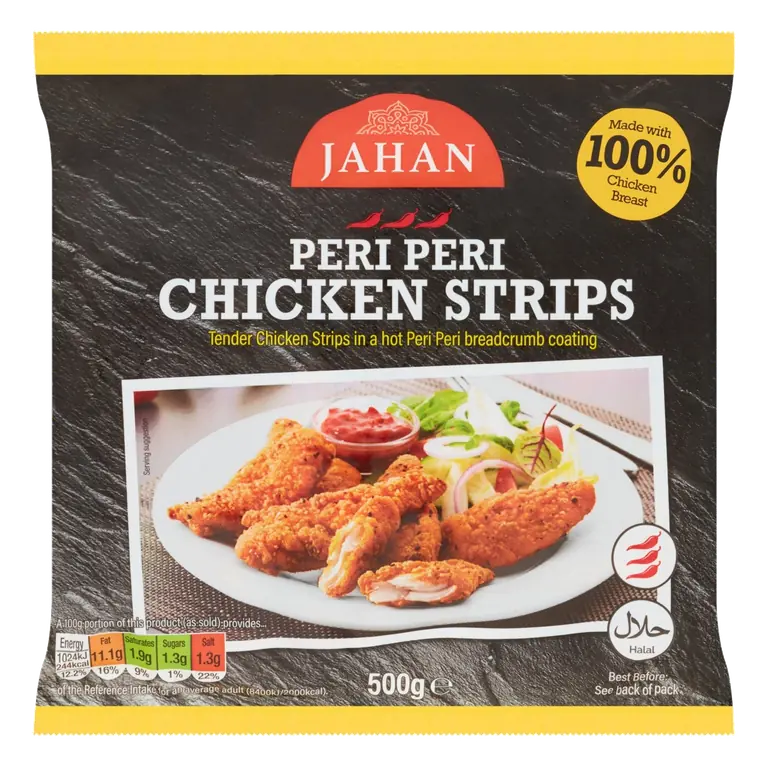 Peri Peri Chicken Strips 500g