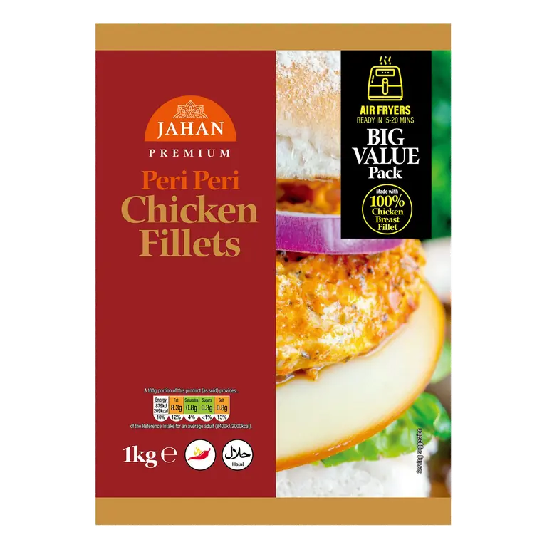 Jahan Premium Peri Peri Chicken Fillets 1kg