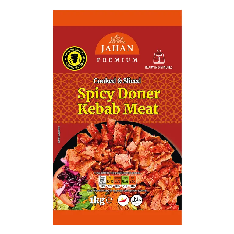 Jahan Premium Spicy Doner Kebab Meat 1kg