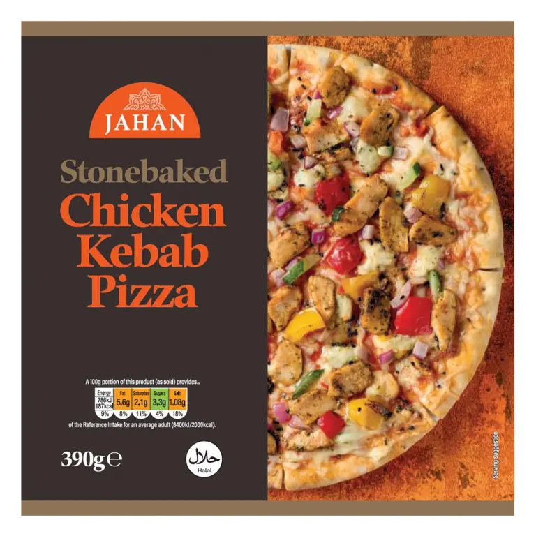 Jahan Stonebaked Chicken Kebab Pizza 390g