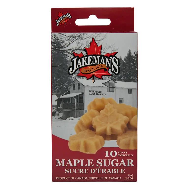 Jakeman's Maple, Maple Leaf Shaped Sugar 70 g