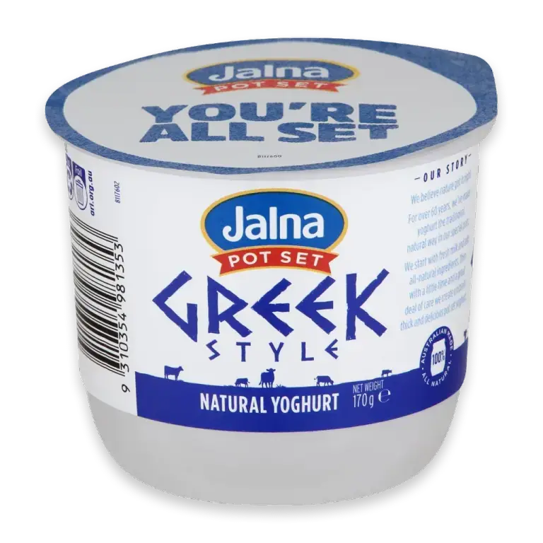 Pot Set Greek Style Natural Yoghurt