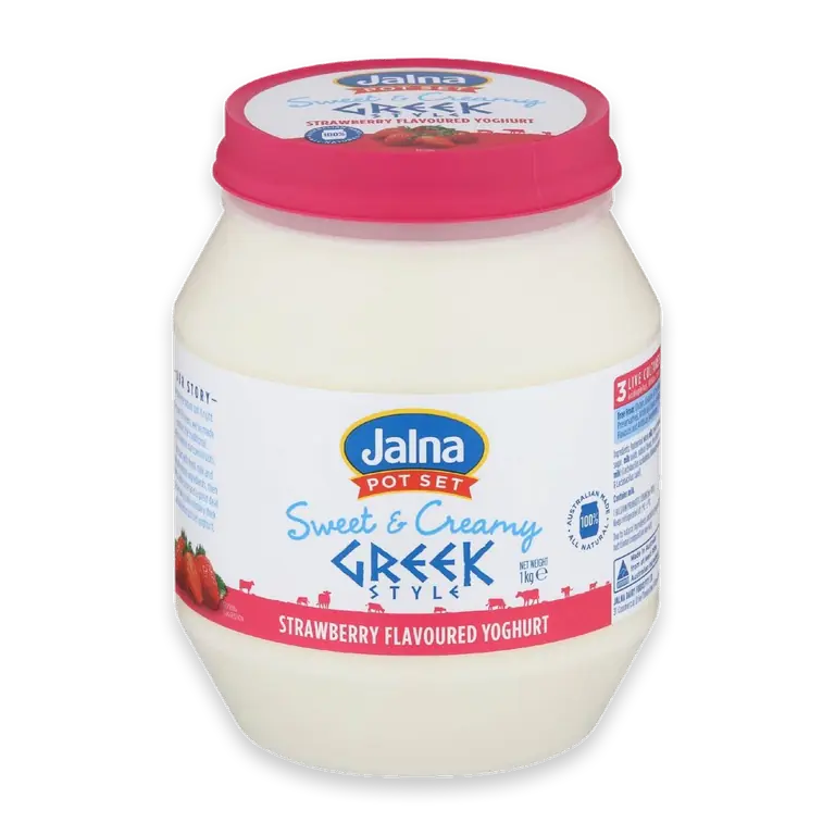 Sweet & Creamy Greek Style Strawberry Flavoured Yoghurt