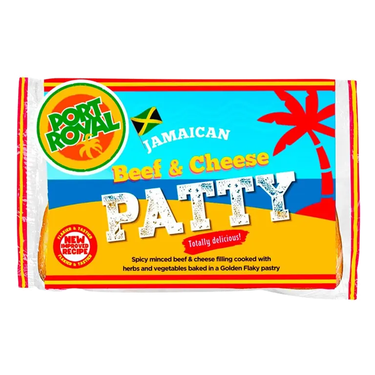 Port Royal Jamaican Beef & Cheese Patty
